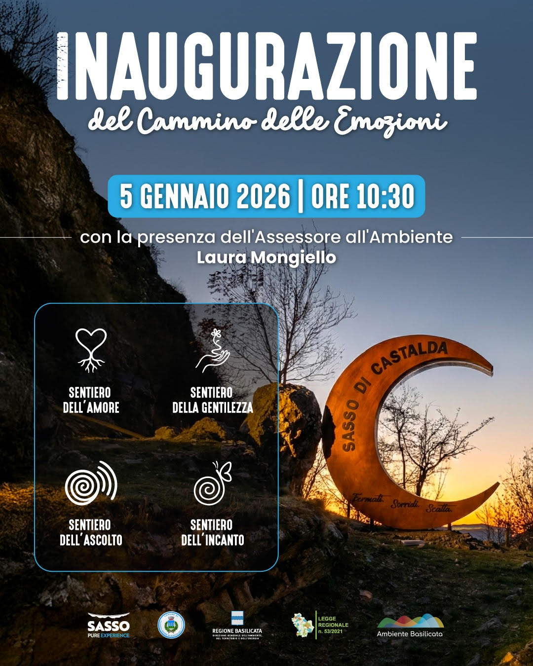 SASSO DI CASTALDA: L’EX-VICE SINDACO STELLA PRENDE LE DISTANZA DAL NUOVO PROGETTO DEI CAMMINI